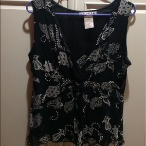 AMI sleeveless blouse.